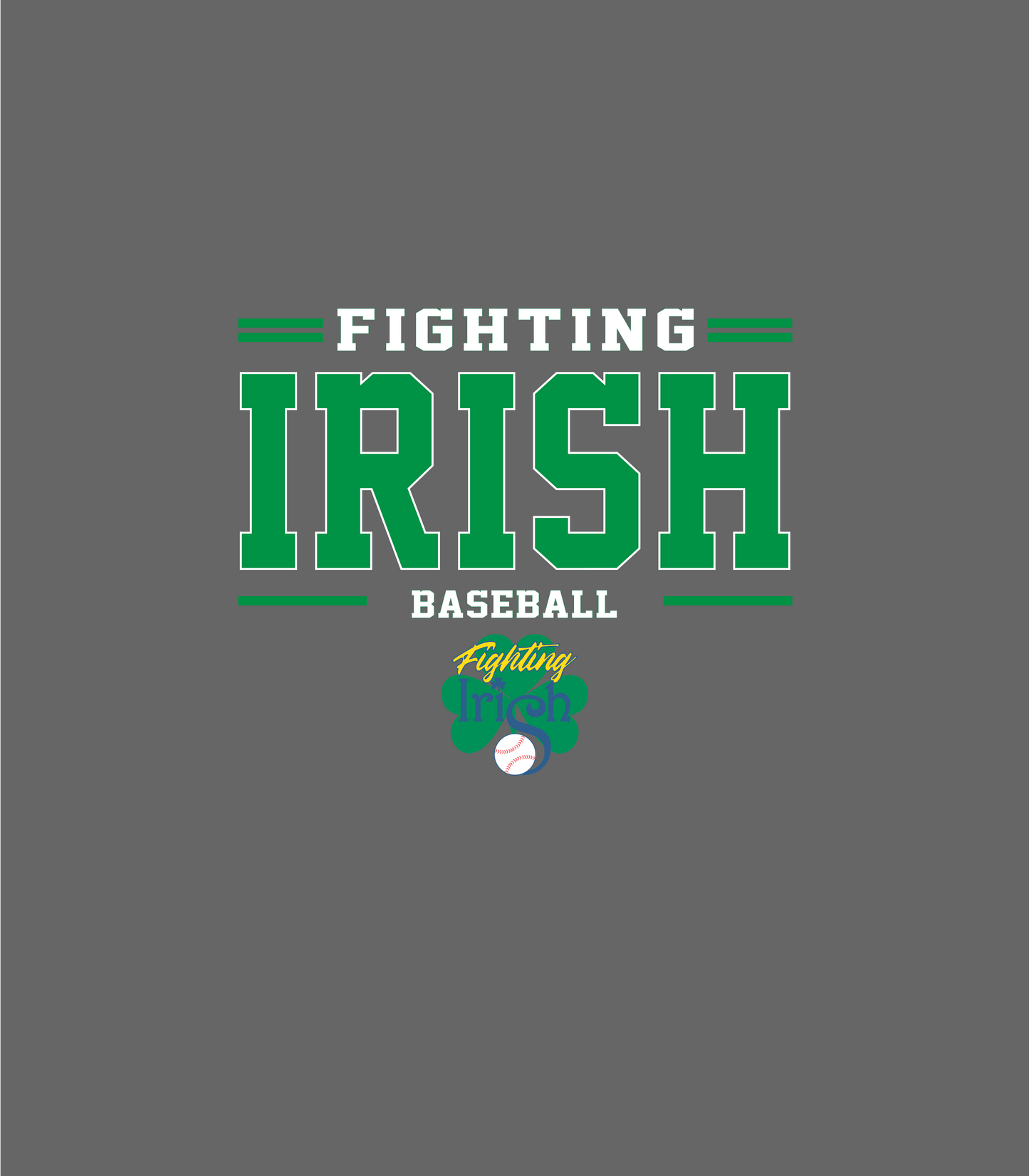 Fighting Irish Hooded Performance Fleece (choose your logo)