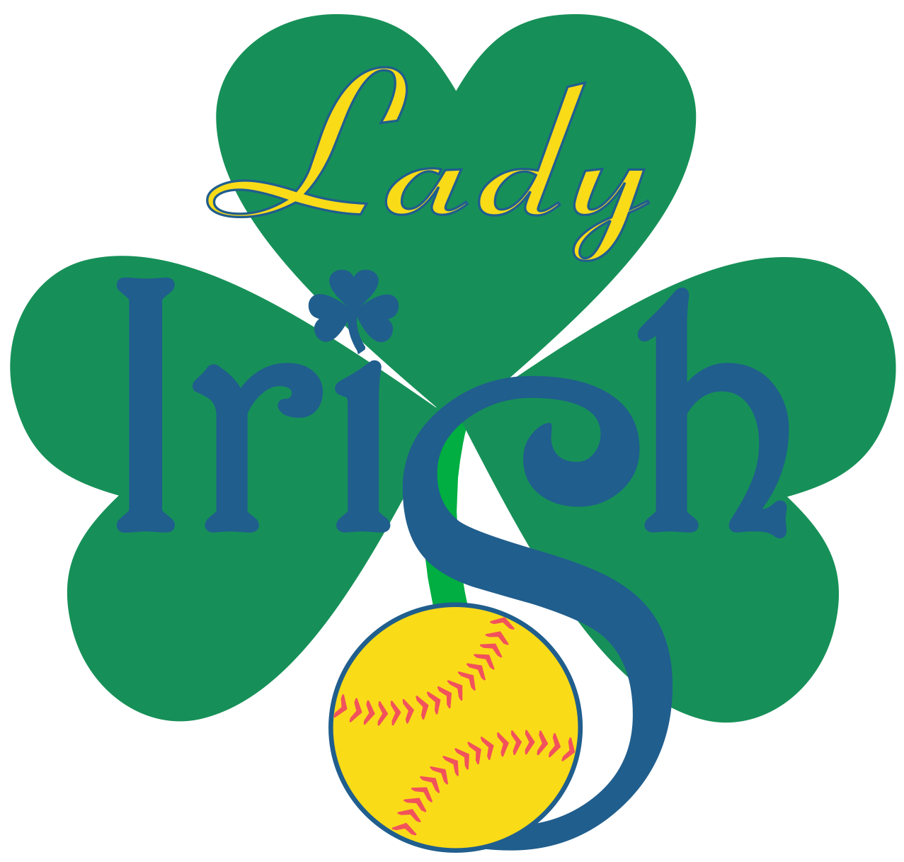 Lady Irish Hooded Sweatshirt (Choose Your Logo)