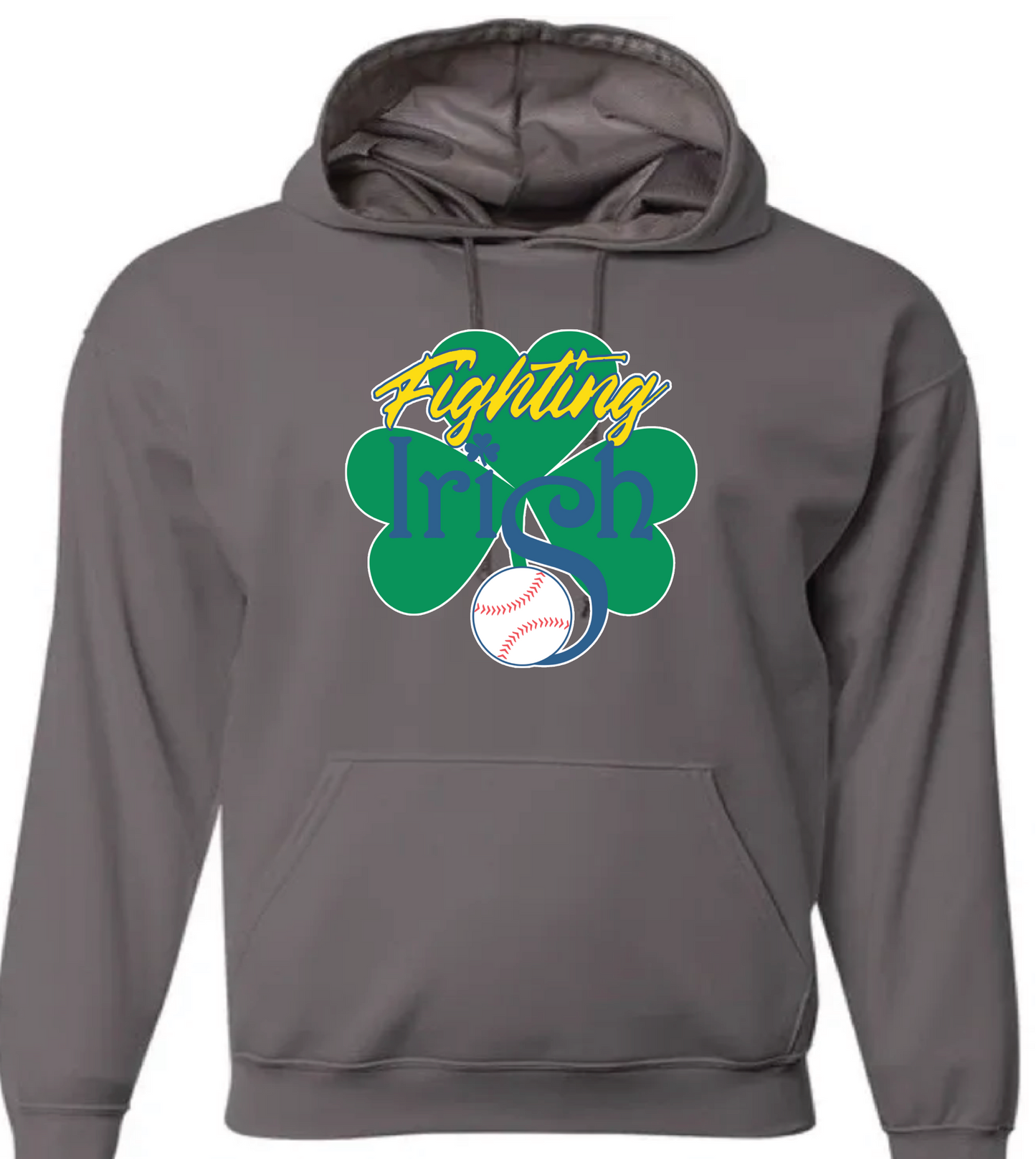 Fighting Irish Hooded Performance Fleece (choose your logo)
