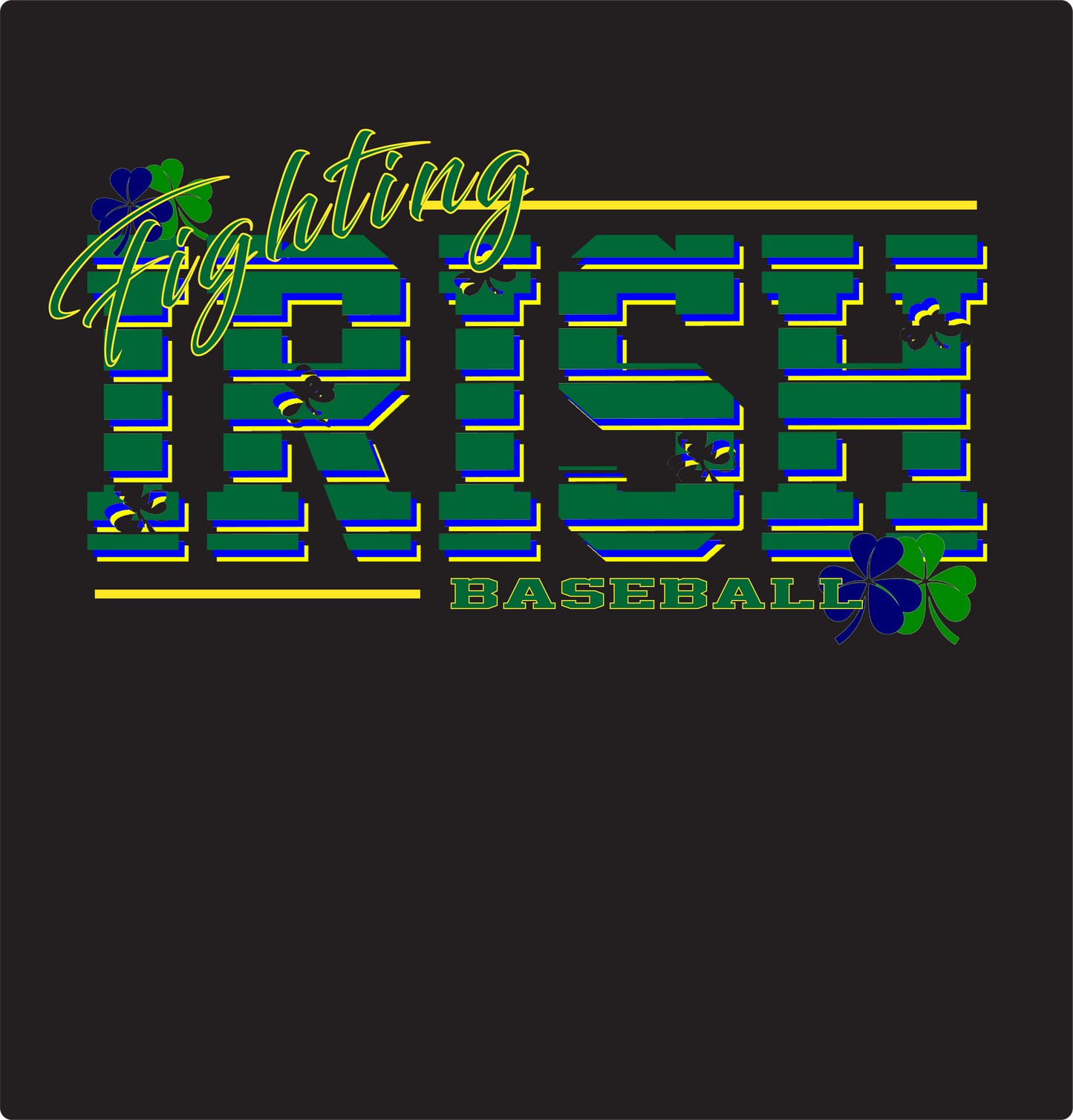 Fighting Irish Hooded Performance Fleece (choose your logo)