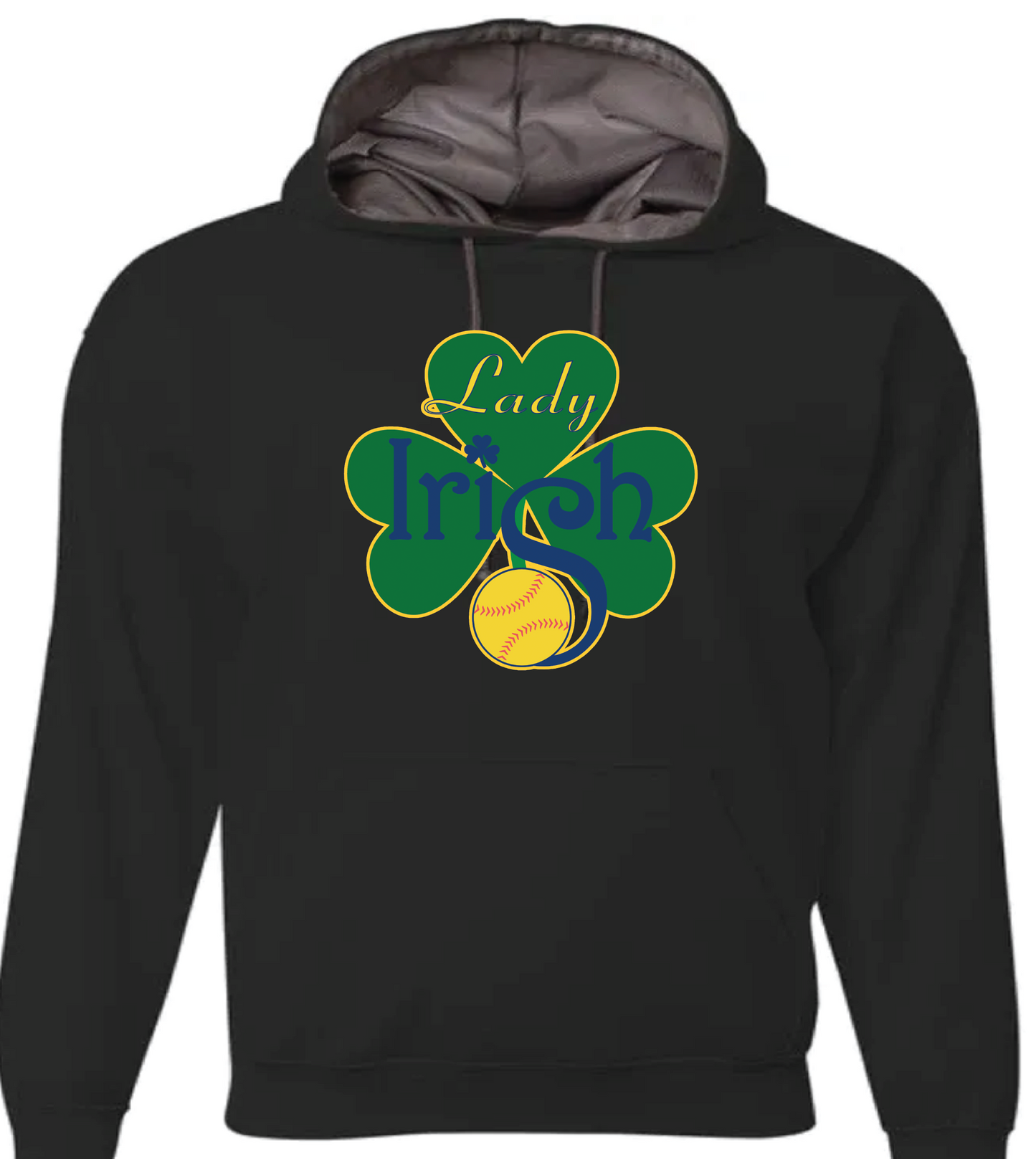 Lady Irish Performance Fleece Hoodies (choose your logo)