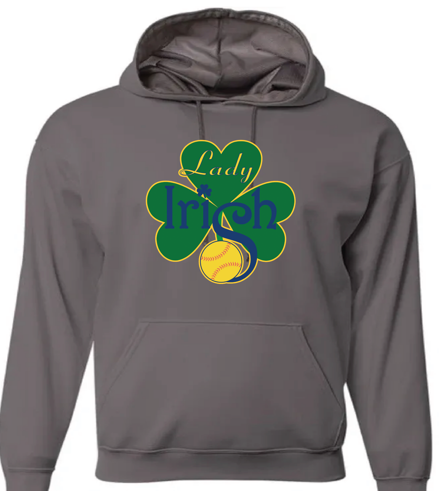 Lady Irish Performance Fleece Hoodies (choose your logo)
