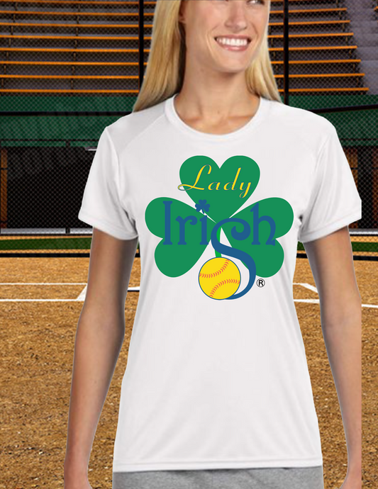 Lady Irish Performance Tee Shirts (Choose your Logo)